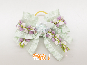 夜間部のリボン作り！